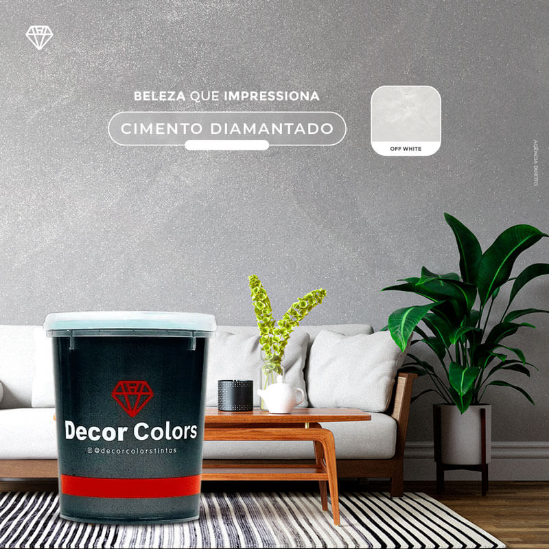 cimento queimado perolizado decor colors pronto para uso